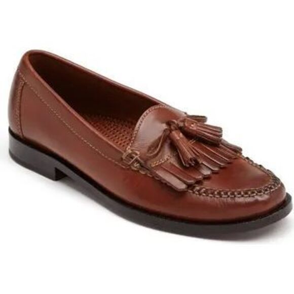 Cole Haan Size 9.5 Tassled Kiltie Loafers Brown Leather Classic Comfort Shoes main image 16